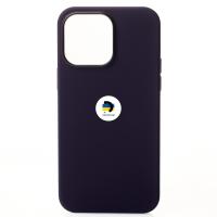 Силиконовый чехол OrigCase "Colors" with MagSafe для iPhone 14 Pro Max Elderberry