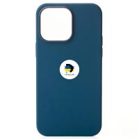 Силиконовый чехол OrigCase "Colors" with MagSafe для iPhone 14 Pro Max Storm Blue