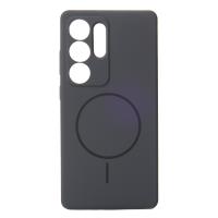 Силиконовый чехол Slim Ring Soft с поддержкой MagSafe для Samsung S25 Ultra stone gray