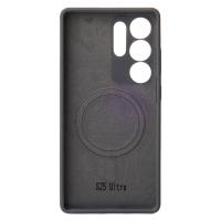 Силиконовый чехол Slim Ring Soft с поддержкой MagSafe для Samsung S25 Ultra stone gray