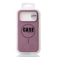 Силіконовий чохол Slim Ring Soft з підтримкою MagSafe для iPhone 17 Pro Max lavander