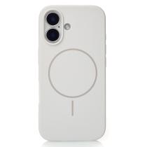 Силиконовый чехол Slim Ring Soft с поддержкой MagSafe для iPhone 17 white
