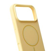 Силиконовый чехол Slim Ring Soft с поддержкой MagSafe для iPhone 17 Pro sunglow