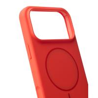 Силиконовый чехол Slim Ring Soft с поддержкой MagSafe для iPhone 17 Pro orange