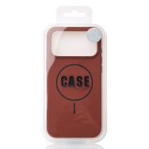 Силиконовый чехол Slim Ring Soft с поддержкой MagSafe для iPhone 17 Pro brown