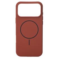 Силиконовый чехол Slim Ring Soft с поддержкой MagSafe для iPhone 17 Pro brown