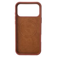 Силиконовый чехол Slim Ring Soft с поддержкой MagSafe для iPhone 17 Pro brown
