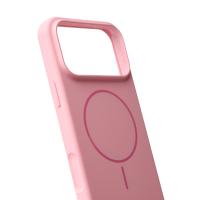 Силиконовый чехол Slim Ring Soft с поддержкой MagSafe для iPhone 17 Pro pink