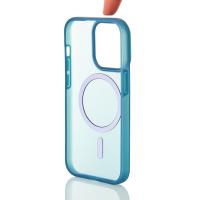 Силиконовый чехол SOFT MATT с поддержкой MagSafe для iPhone 12/12 Pro dark blue