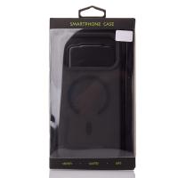 Силіконовий чохол SOFT MATT з підтримкою MagSafe для iPhone 17 Pro black
