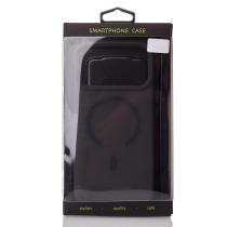 Силіконовий чохол SOFT MATT з підтримкою MagSafe для iPhone 17 Pro black