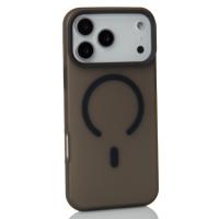 Силіконовий чохол SOFT MATT з підтримкою MagSafe для iPhone 17 Pro black
