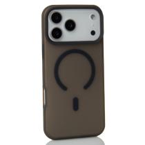 Силіконовий чохол SOFT MATT з підтримкою MagSafe для iPhone 17 Pro black