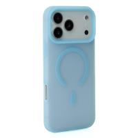 Силіконовий чохол SOFT MATT з підтримкою MagSafe для iPhone 17 Pro light blue