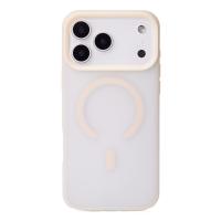 Силиконовый чехол SOFT MATT с поддержкой MagSafe для iPhone 17 Pro antique white