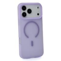 Силіконовий чохол SOFT MATT з підтримкою MagSafe для iPhone 17 Pro pale purple