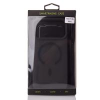 Силіконовий чохол SOFT MATT з підтримкою MagSafe для iPhone 17 Pro Max black