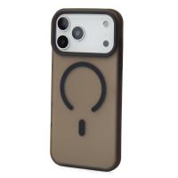 Силіконовий чохол SOFT MATT з підтримкою MagSafe для iPhone 17 Pro Max black