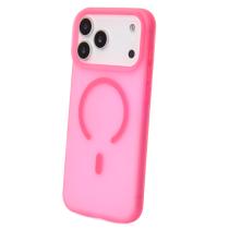 Силіконовий чохол SOFT MATT з підтримкою MagSafe для iPhone 17 Pro Max rose red