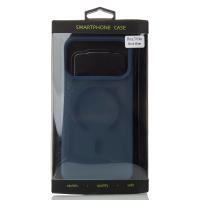 Силіконовий чохол SOFT MATT з підтримкою MagSafe для iPhone 17 Pro Max dark blue
