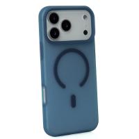 Силіконовий чохол SOFT MATT з підтримкою MagSafe для iPhone 17 Pro Max dark blue