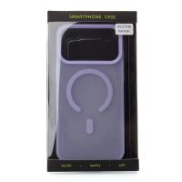 Силіконовий чохол SOFT MATT з підтримкою MagSafe для iPhone 17 Pro Max pale purple
