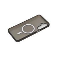 Силіконовий чохол SOFT MATT з підтримкою MagSafe для Samsung A17 black