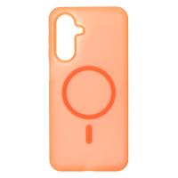 Силиконовый чехол SOFT MATT с поддержкой MagSafe для Samsung A17 orange