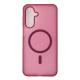 Силиконовый чехол SOFT MATT с поддержкой MagSafe для Samsung A17 cherry red