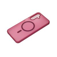 Силіконовий чохол SOFT MATT з підтримкою MagSafe для Samsung A17 cherry red