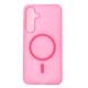 Силіконовий чохол SOFT MATT з підтримкою MagSafe для Samsung S24/S25 rose red