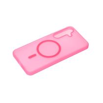 Силіконовий чохол SOFT MATT з підтримкою MagSafe для Samsung S24/S25 rose red