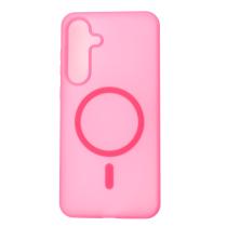 Силіконовий чохол SOFT MATT з підтримкою MagSafe для Samsung S24 Plus/S25 Plus rose red