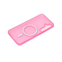 Силіконовий чохол SOFT MATT з підтримкою MagSafe для Samsung S24 Plus/S25 Plus rose red