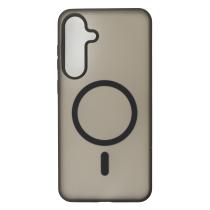 Силіконовий чохол SOFT MATT з підтримкою MagSafe для Samsung S24 Plus/S25 Plus black