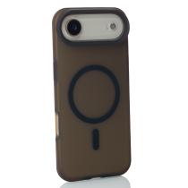 Силиконовый чехол SOFT MATT с поддержкой MagSafe для iPhone 17 AIR black