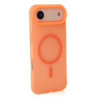 Силиконовый чехол SOFT MATT с поддержкой MagSafe для iPhone 17 AIR orange