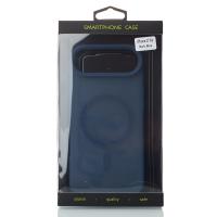 Силіконовий чохол SOFT MATT з підтримкою MagSafe для iPhone 17 AIR dark blue