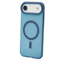 Силіконовий чохол SOFT MATT з підтримкою MagSafe для iPhone 17 AIR dark blue