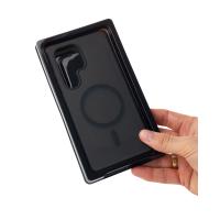 Силиконовый чехол SOFT MATT с поддержкой MagSafe для Samsung S24 Ultra black