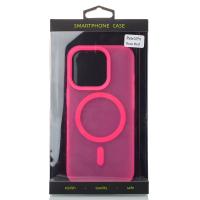 Силіконовий чохол SOFT MATT з підтримкою MagSafe для iPhone 16 Pro rose red