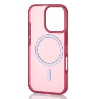 Силіконовий чохол SOFT MATT з підтримкою MagSafe для iPhone 16 Pro cherry red