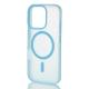 Силиконовый чехол SOFT MATT с поддержкой MagSafe для iPhone 16 Pro Max light blue