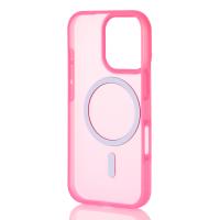 Силіконовий чохол SOFT MATT з підтримкою MagSafe для iPhone 16 Pro Max rose red