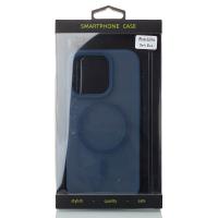 Силіконовий чохол SOFT MATT з підтримкою MagSafe для iPhone 16 Pro dark blue