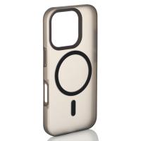 Силіконовий чохол SOFT MATT з підтримкою MagSafe для iPhone 16 Pro Max black