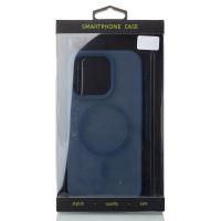 Силіконовий чохол SOFT MATT з підтримкою MagSafe для iPhone 16 Pro Max dark blue