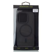 Силіконовий чохол SOFT MATT з підтримкою MagSafe для iPhone 16 Pro black