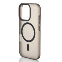 Силіконовий чохол SOFT MATT з підтримкою MagSafe для iPhone 16 Pro black
