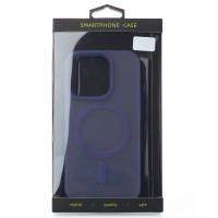 Силиконовый чехол SOFT MATT с поддержкой MagSafe для iPhone 13/14 dark purple